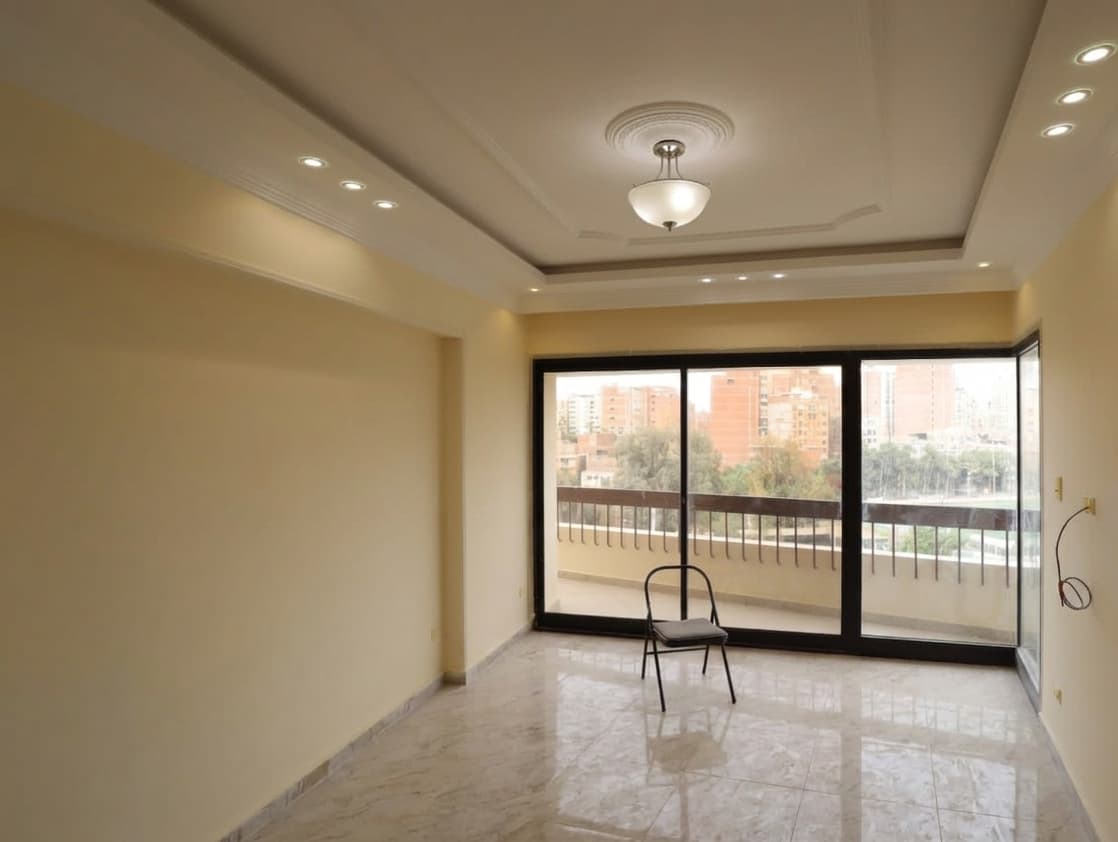 Spacious 4-Bedroom Semi-Furnished Apartment in Maadi