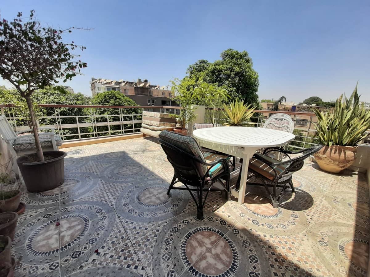 Furnished Penthouse with Wonderful Terrace For Rent In Maadi Sarayat