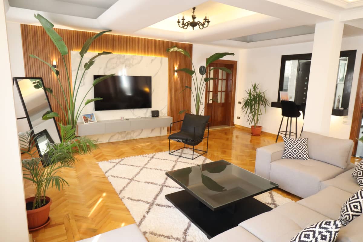 200 M2 Furnished 2 BR Apartment in Degla Maadi