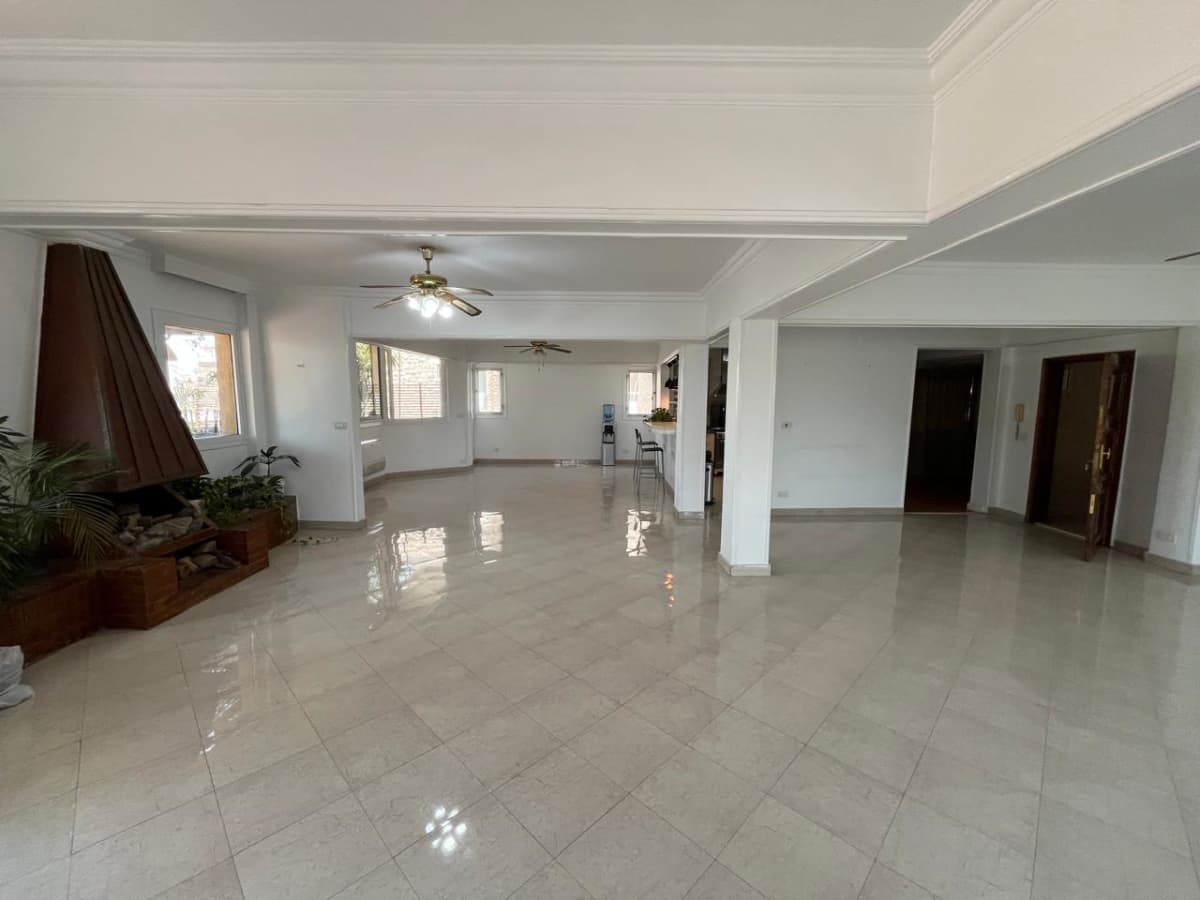 Semi Furnished Apartment With Amazing Terrace In Maadi Degla