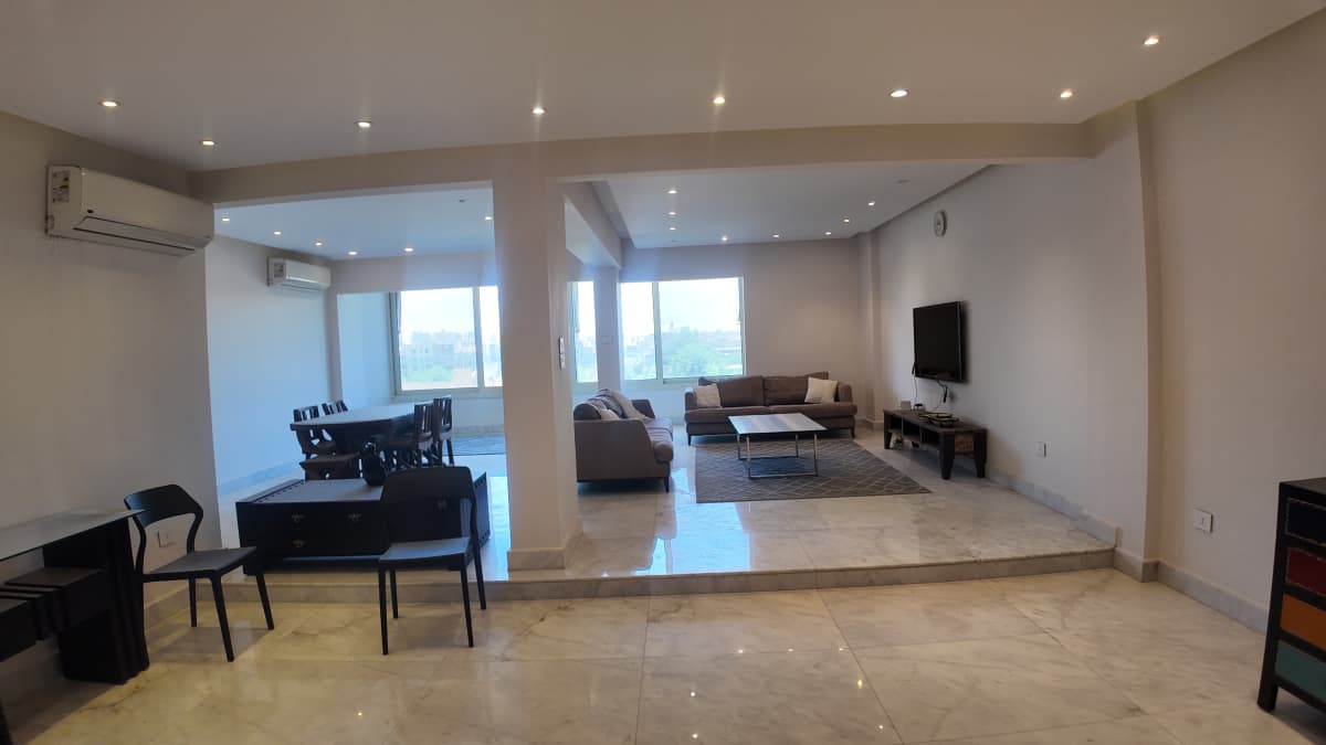 Specious 2-Bedrooms Apartment With Bright Interiors In Zamalek