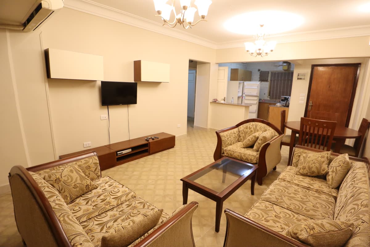 Furnished 2-Bedrooms Apartment in Maadi Degla|120m².