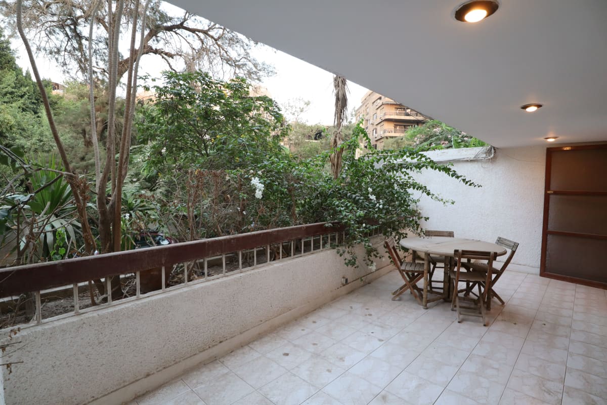 A Charming Furnished Ground Floor Retreat In Maadi Degla.