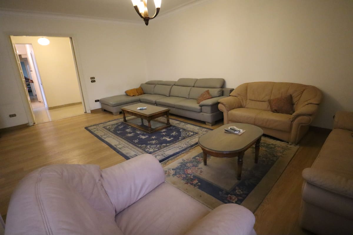 3-Bedroom Apartment with Green Views in Degla Maadi