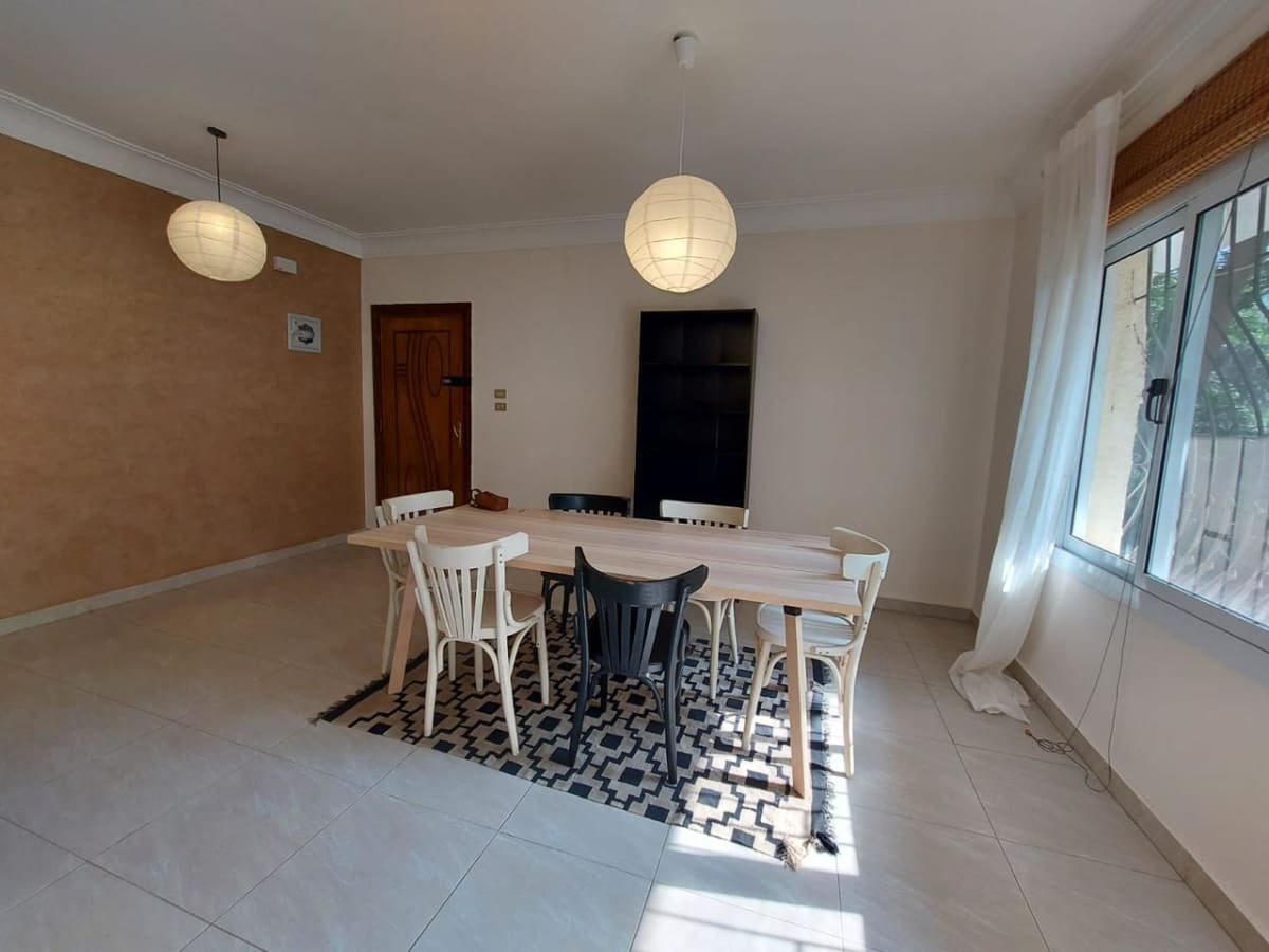 Charming Ground Floor Apartment For Rent In Maadi Degla.
