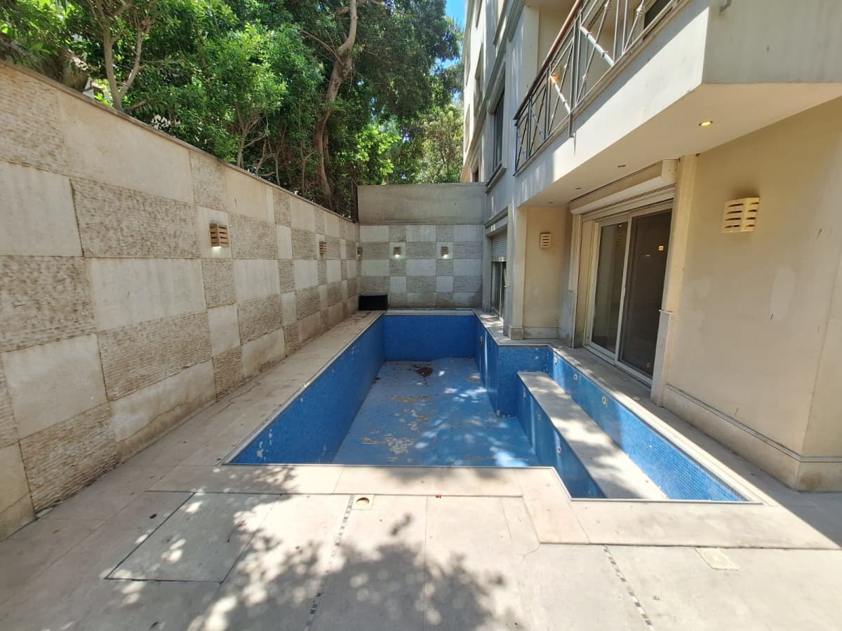 Semi Furnished Duplex with Pool In Maadi Sarayat|500m²