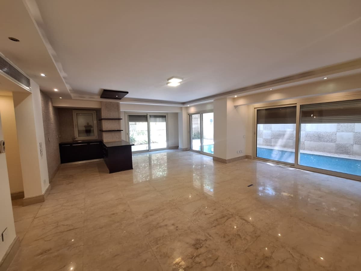Semi Furnished Duplex with Pool In Maadi Sarayat|500m²