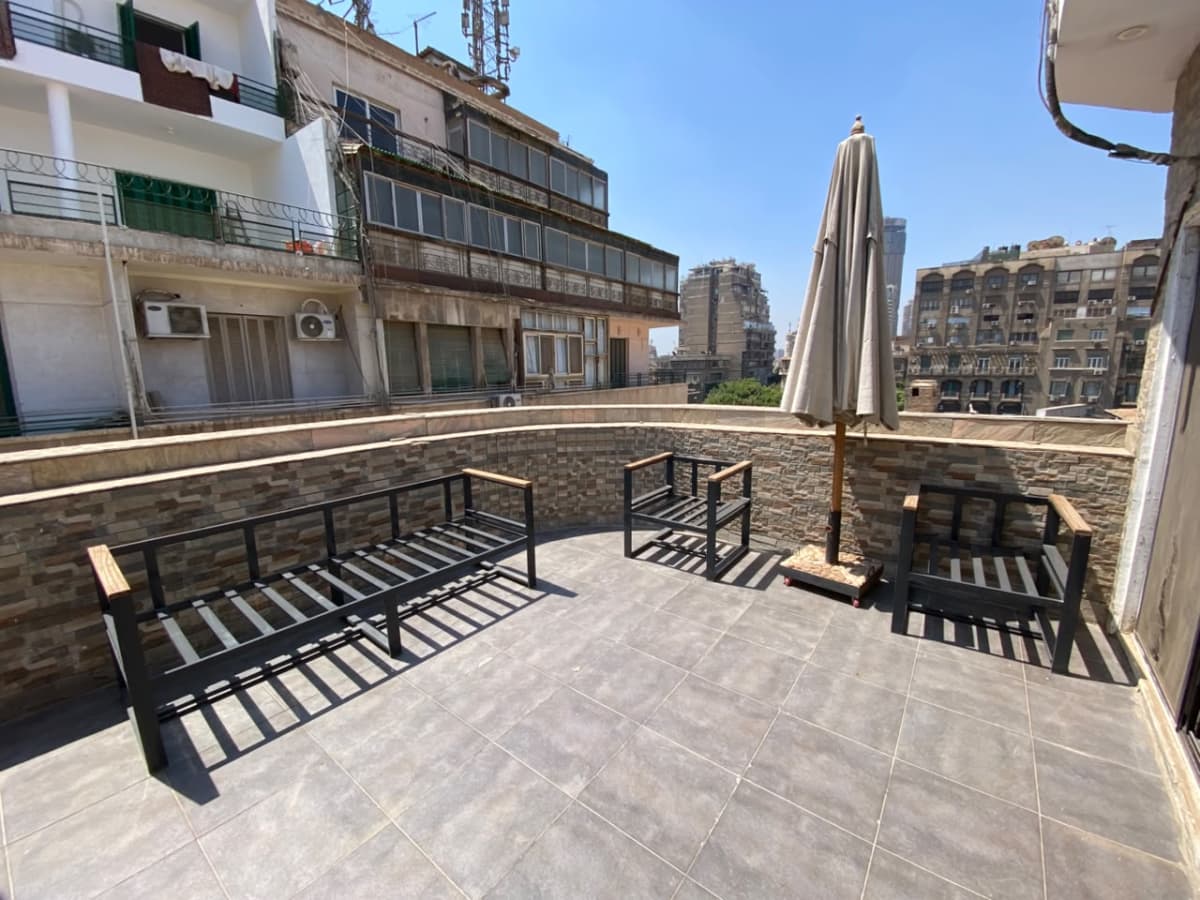 Furnished Penthouse With 1-Bedroom In Zamalek