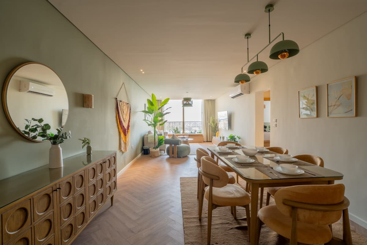 Bright 2BR apartment in Maadi Nile view — Maadi El Khabiry El Sharkia