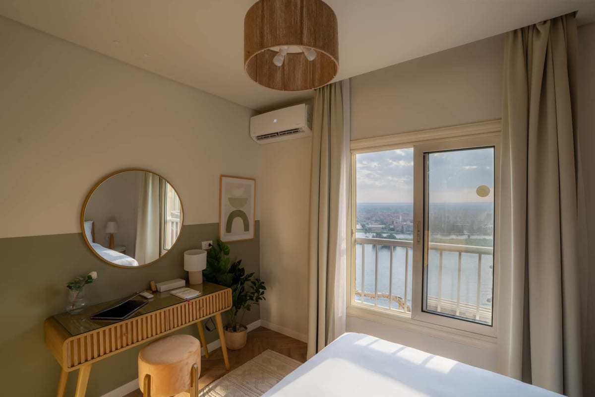 Bright 2BR apartment in Maadi Nile view — Maadi El Khabiry El Sharkia