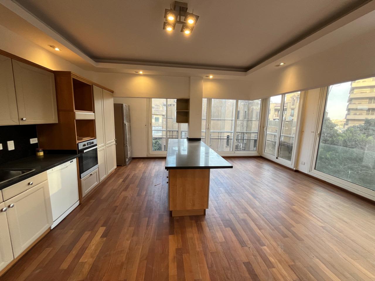 Semi Furnished Apartment For Rent In Zamalek| Wooden Layout.