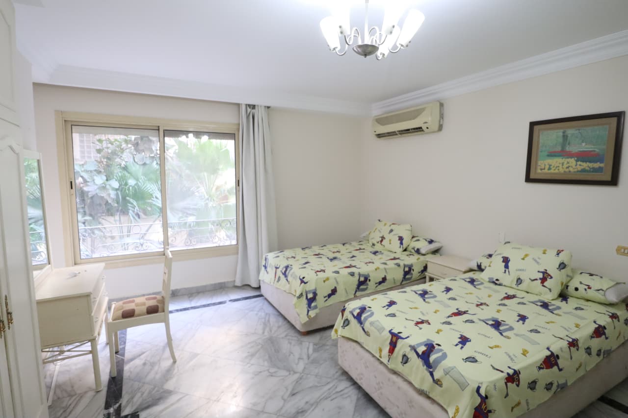 Bright || 3-Bedroom Apartment with Balcony & Pool in Maadi