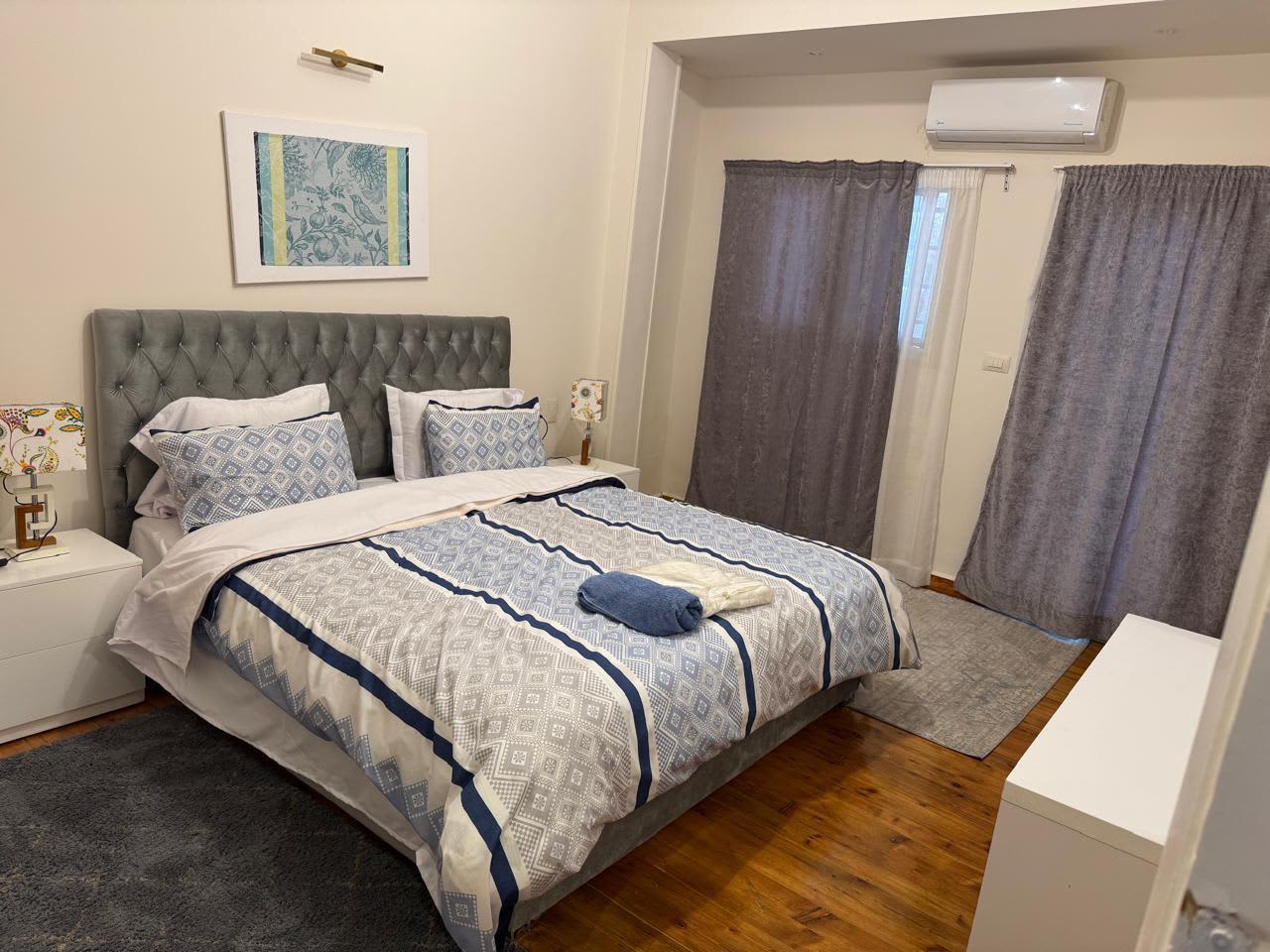 Charming Ground Floor With Airy Garden In Maadi Sarayat.