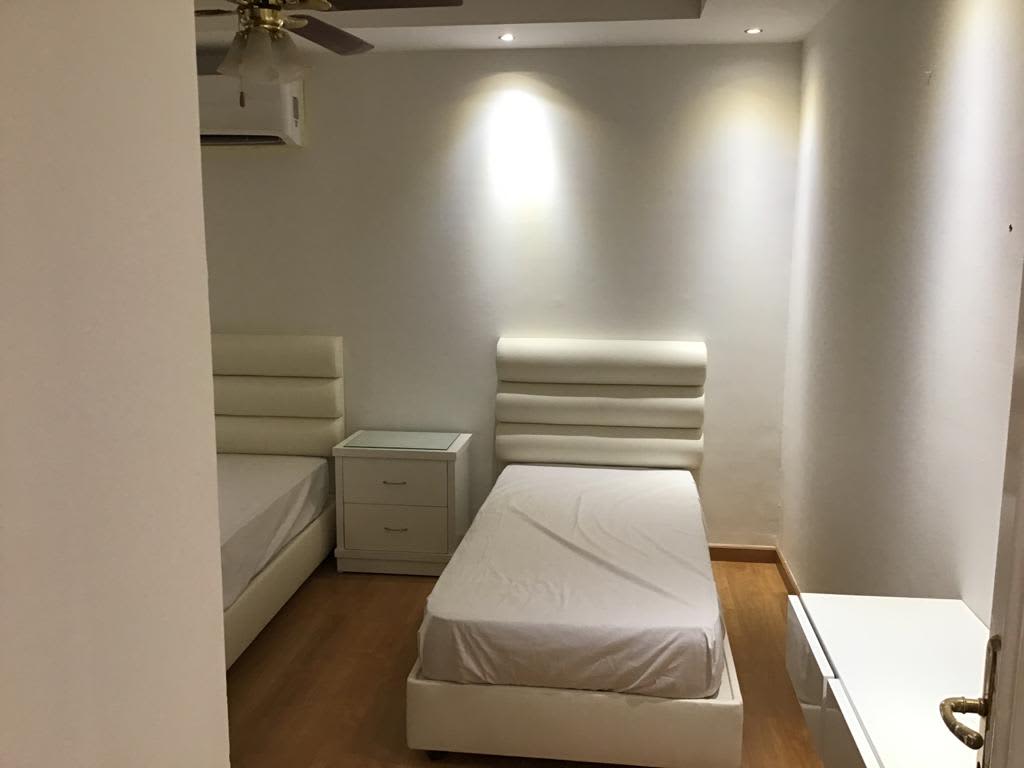 Furnished Apartment Overlooking Garden In Maadi Sarayat. 