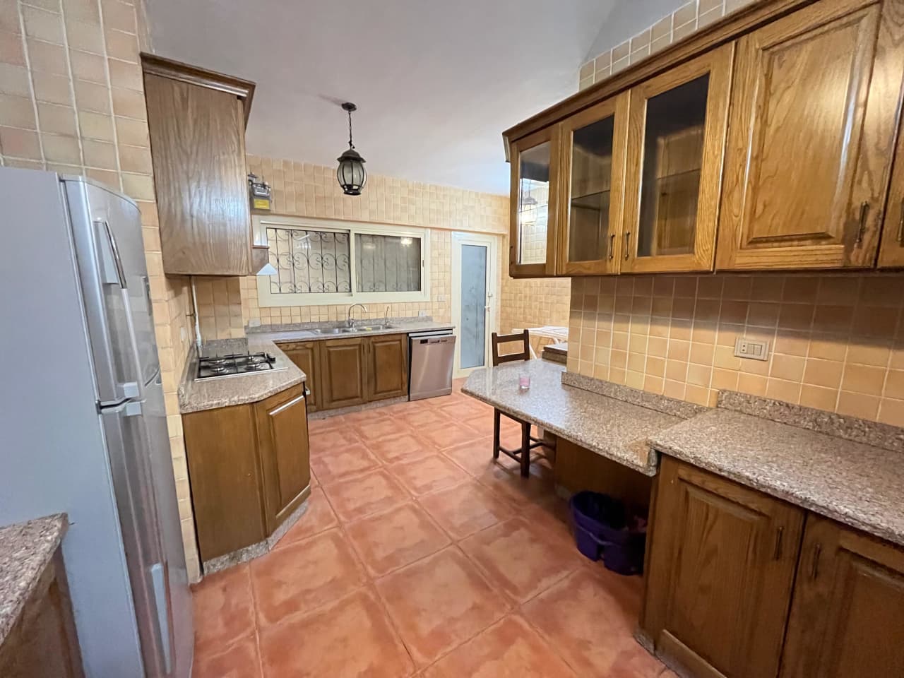 Furnished Apartment With Pool& Entrance In Maadi Saryat.