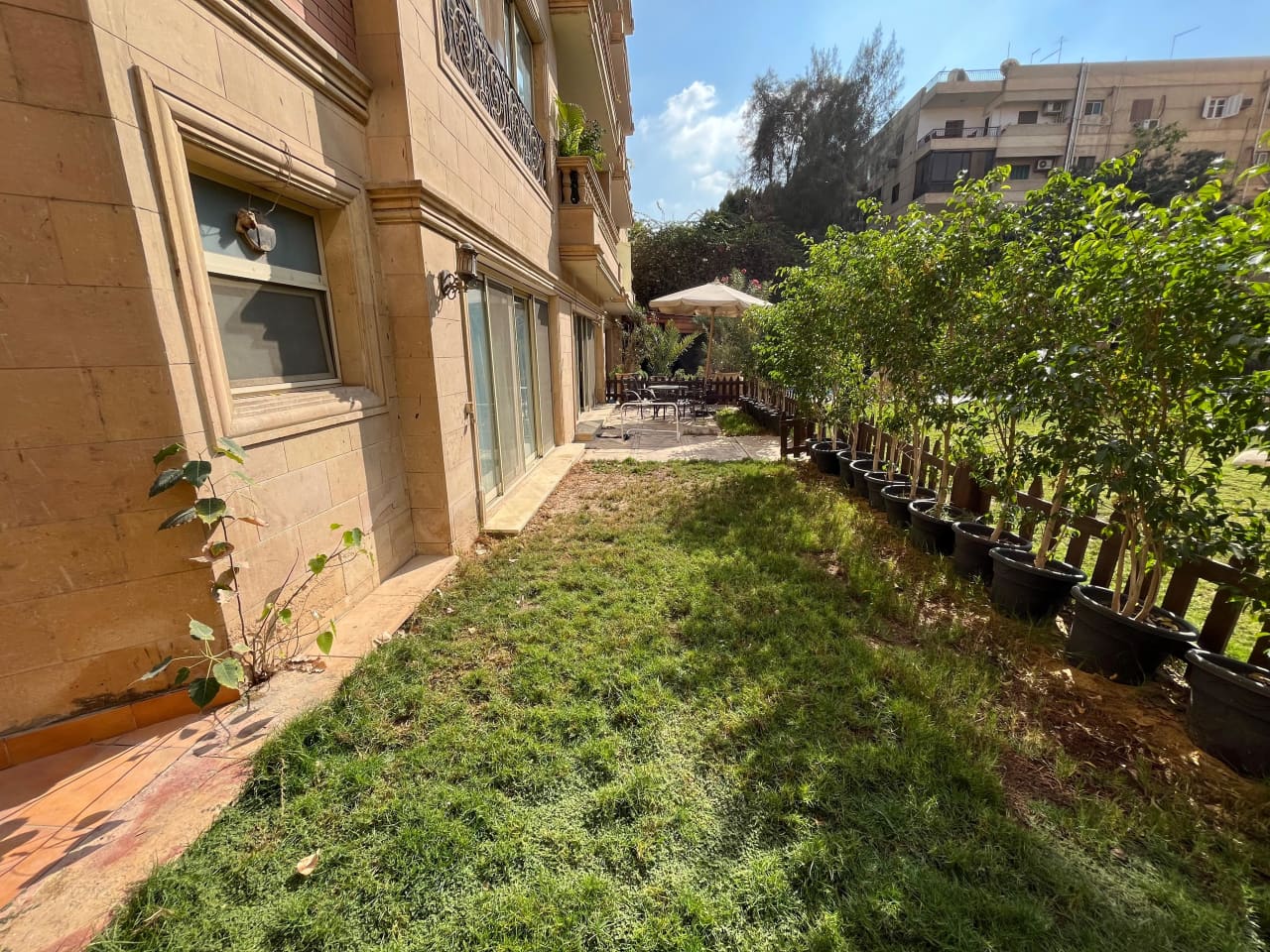 Furnished Apartment With Pool& Entrance In Maadi Saryat.