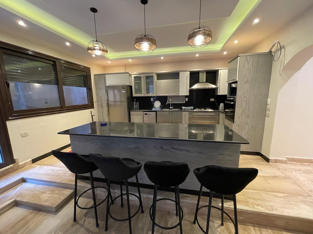 Ground Floor With Shared Pool In Prime Location In Maadi Sarayat.