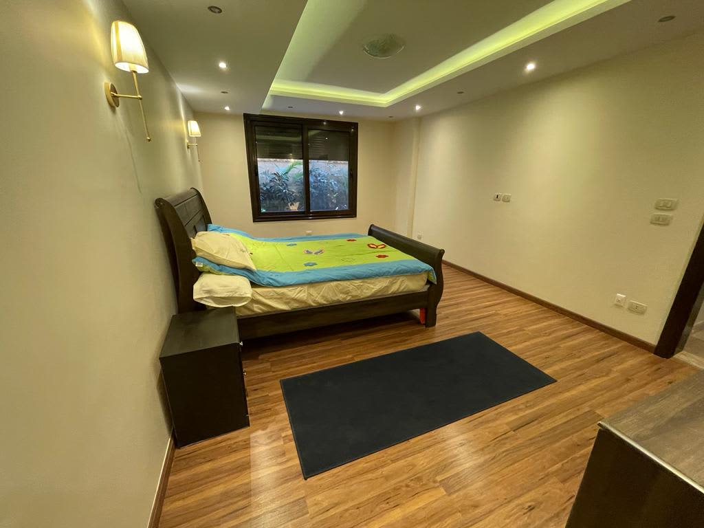 Ground Floor With Shared Pool In Prime Location In Maadi Sarayat.