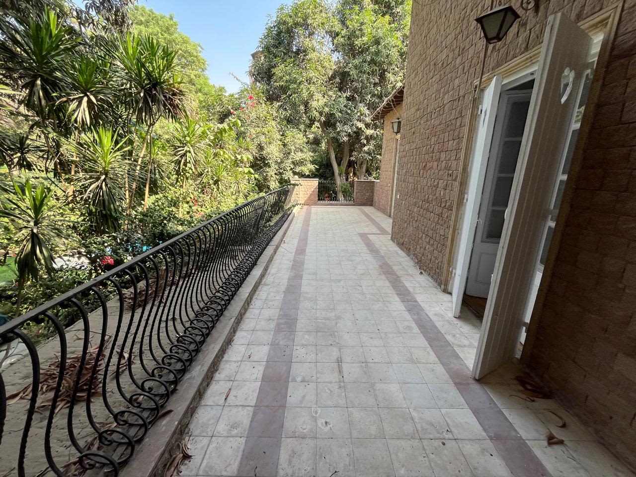 Semi Furnished Villa With Big Outside Area In Hay El Maadi.