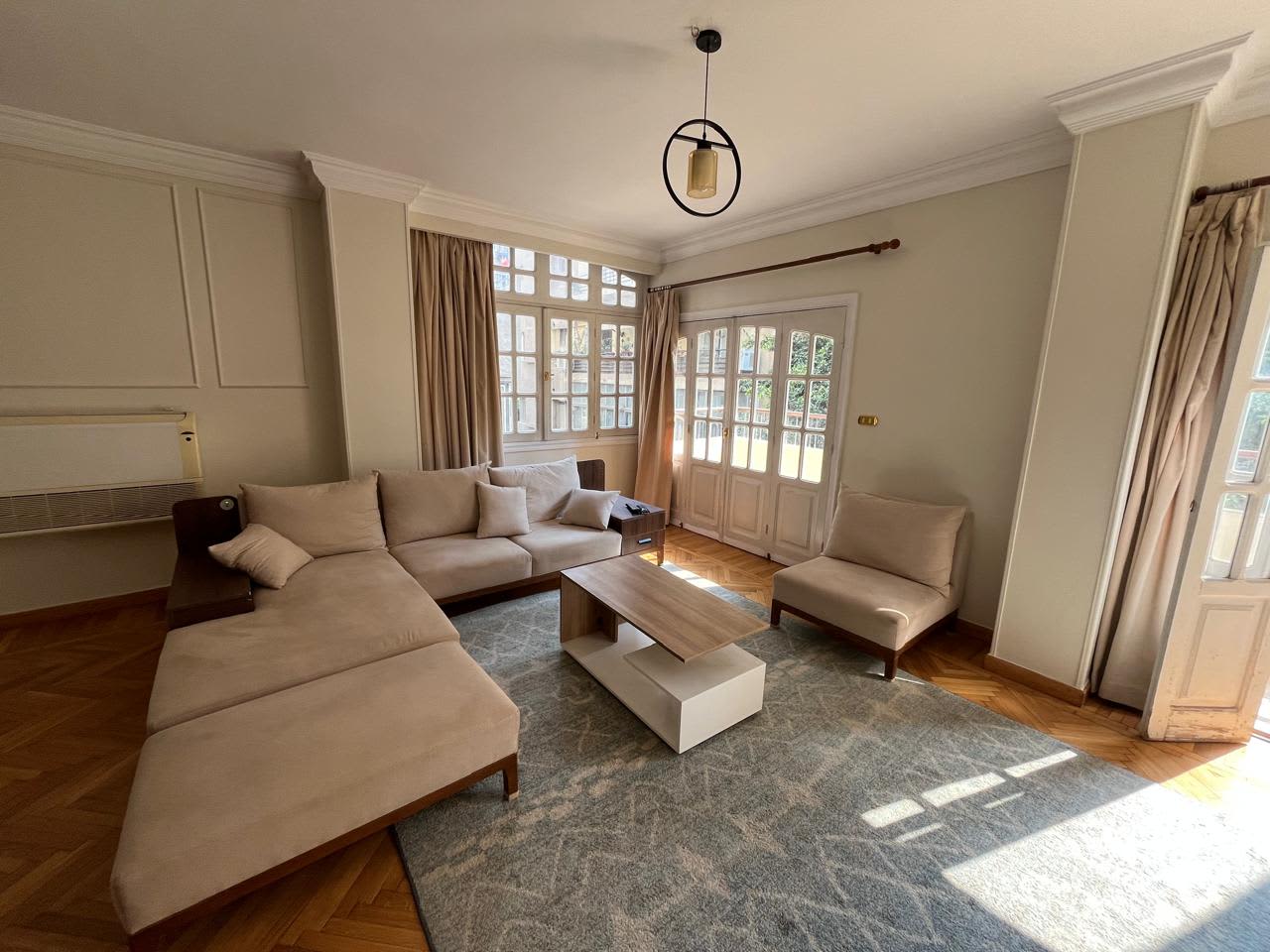 Bright & Spacious 3BR Apartment | Peaceful Living In Zamalek 
