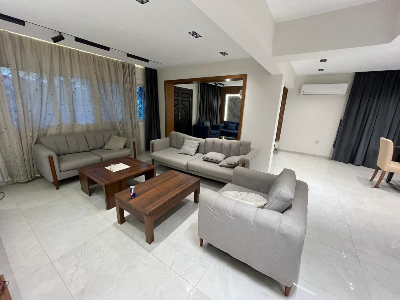 Modern 3BR Ground Floor with Private Garden In Maadi Degla
