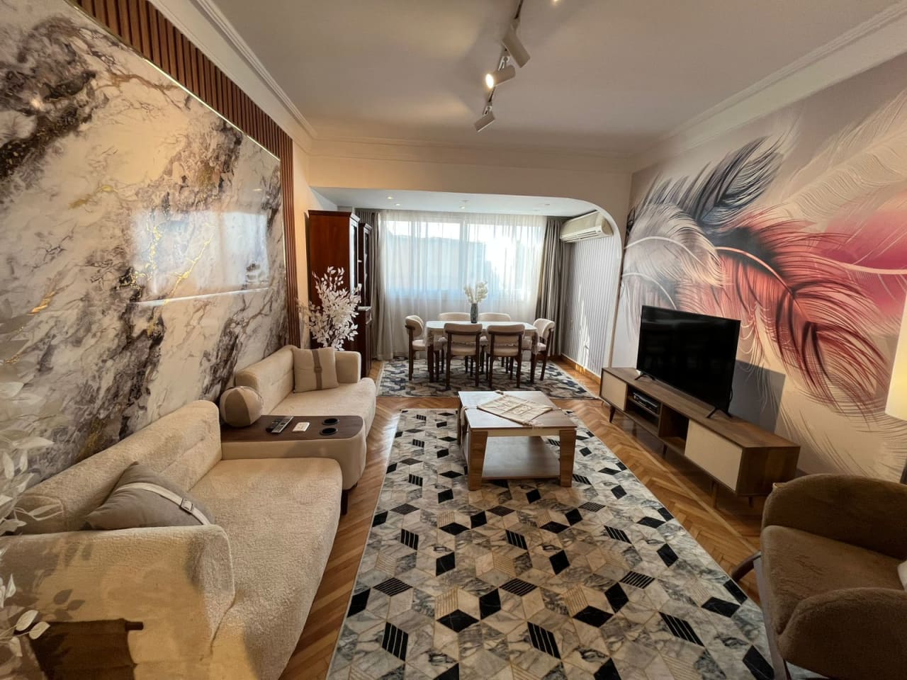 2 bedroom Apartment for rent in Taha Hussein