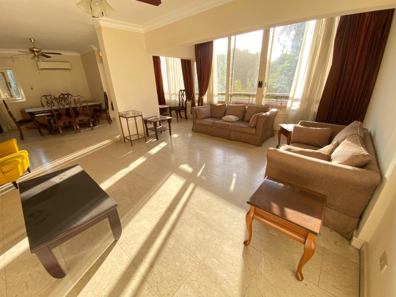 Furnished Apartment With Wide Reception In Sarayat Maadi.