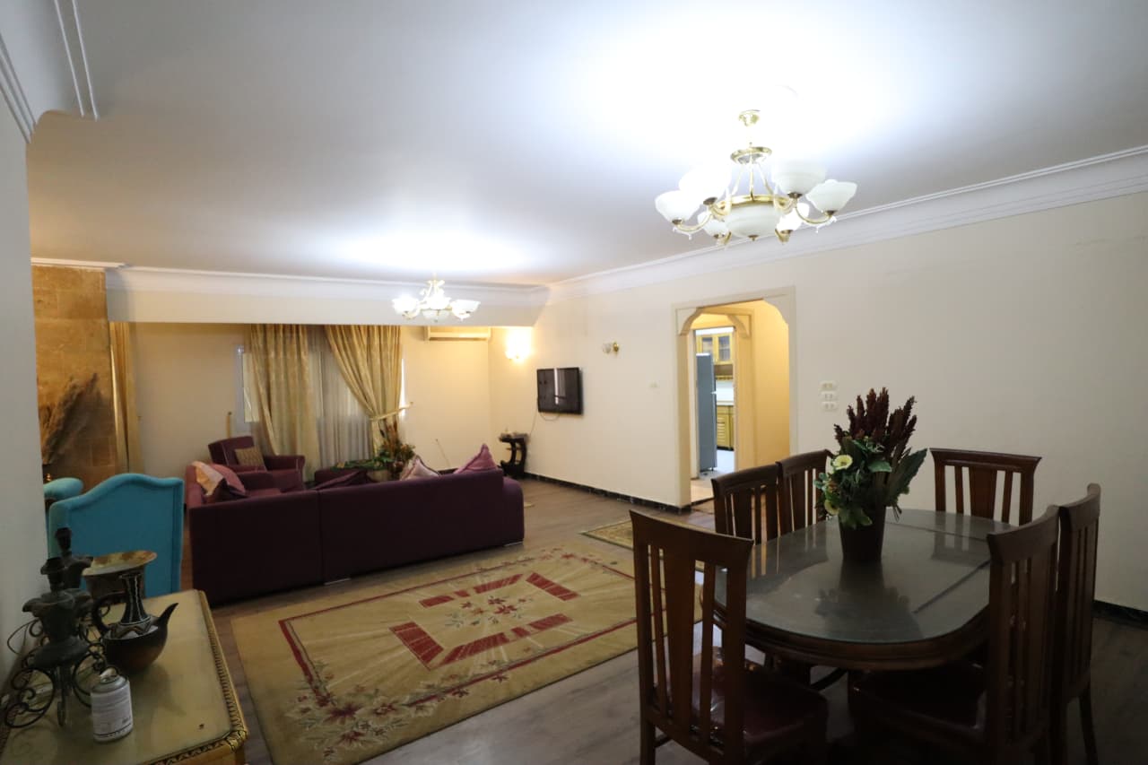 Bright 3 Bedroom Apartment for Rent in Maadi | Balcony & Natural Light