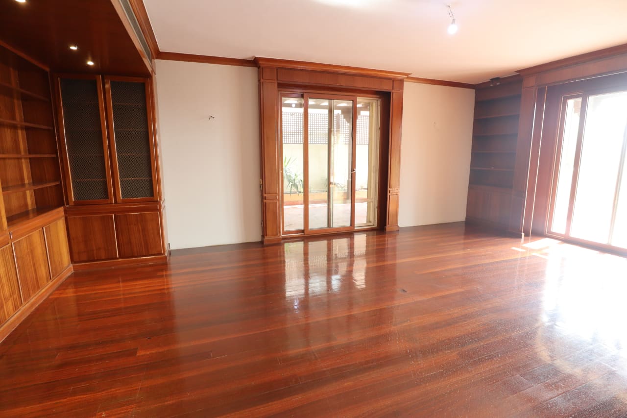 Spacious Apartment with Scenic Green Outlook In Zamalek