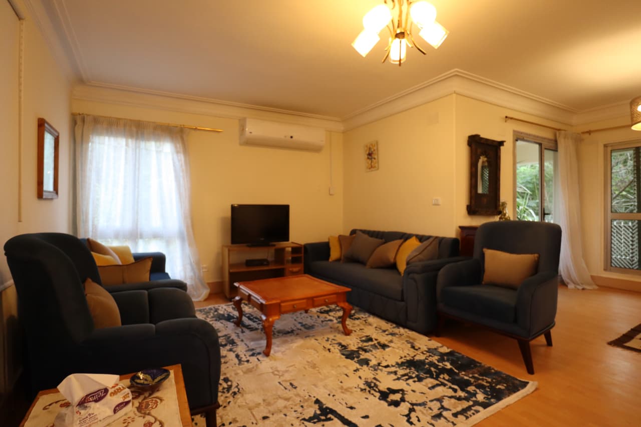 Warm & Cozy Furnished Apartment In Sarayat El Maadi | 200Sqm.