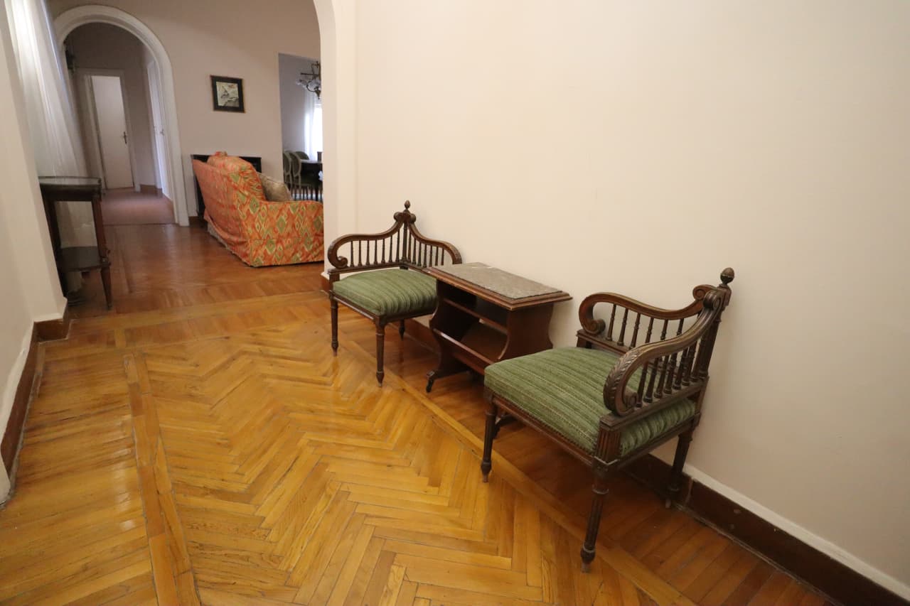 Well-Designed 3BR Apartment with Natural Light In Zamalek