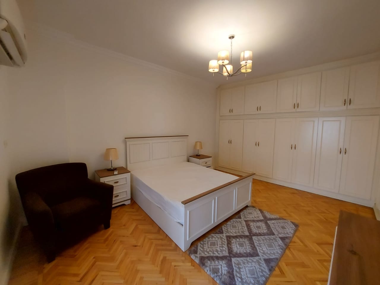 Serene 3-Bedroom Apartment with Green Views in Zamalek