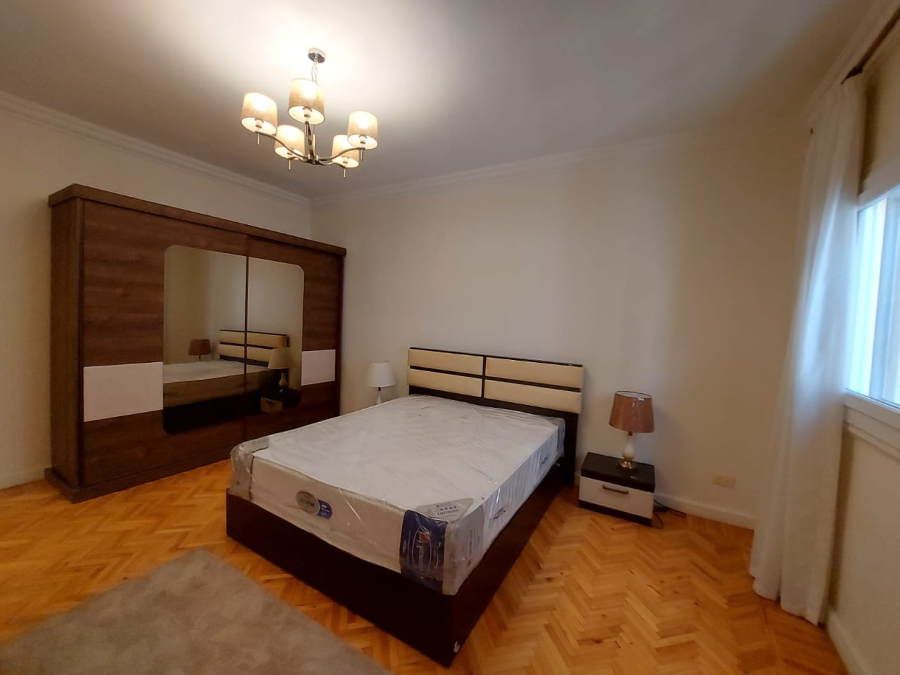 Serene 3-Bedroom Apartment with Green Views in Zamalek