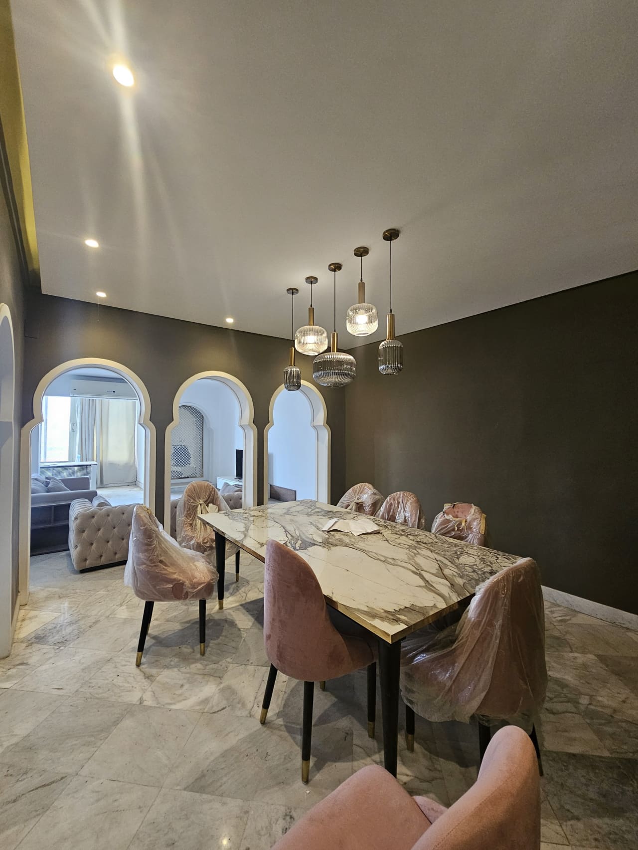 Luxury Apartment with Spacious Reception in Zamalek