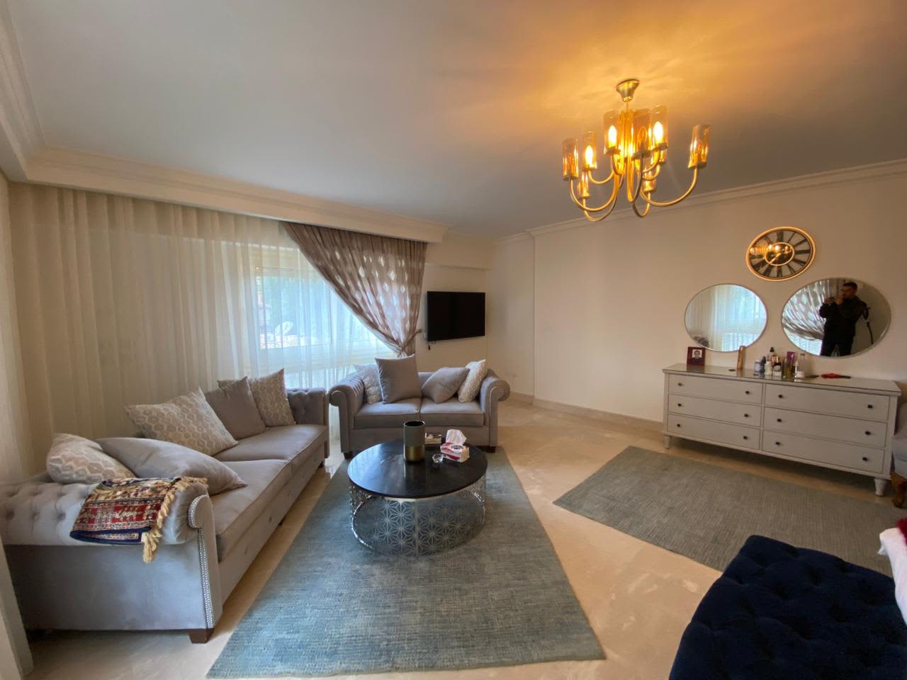 3BR Apartment in Maadi - Balcony with Green Views