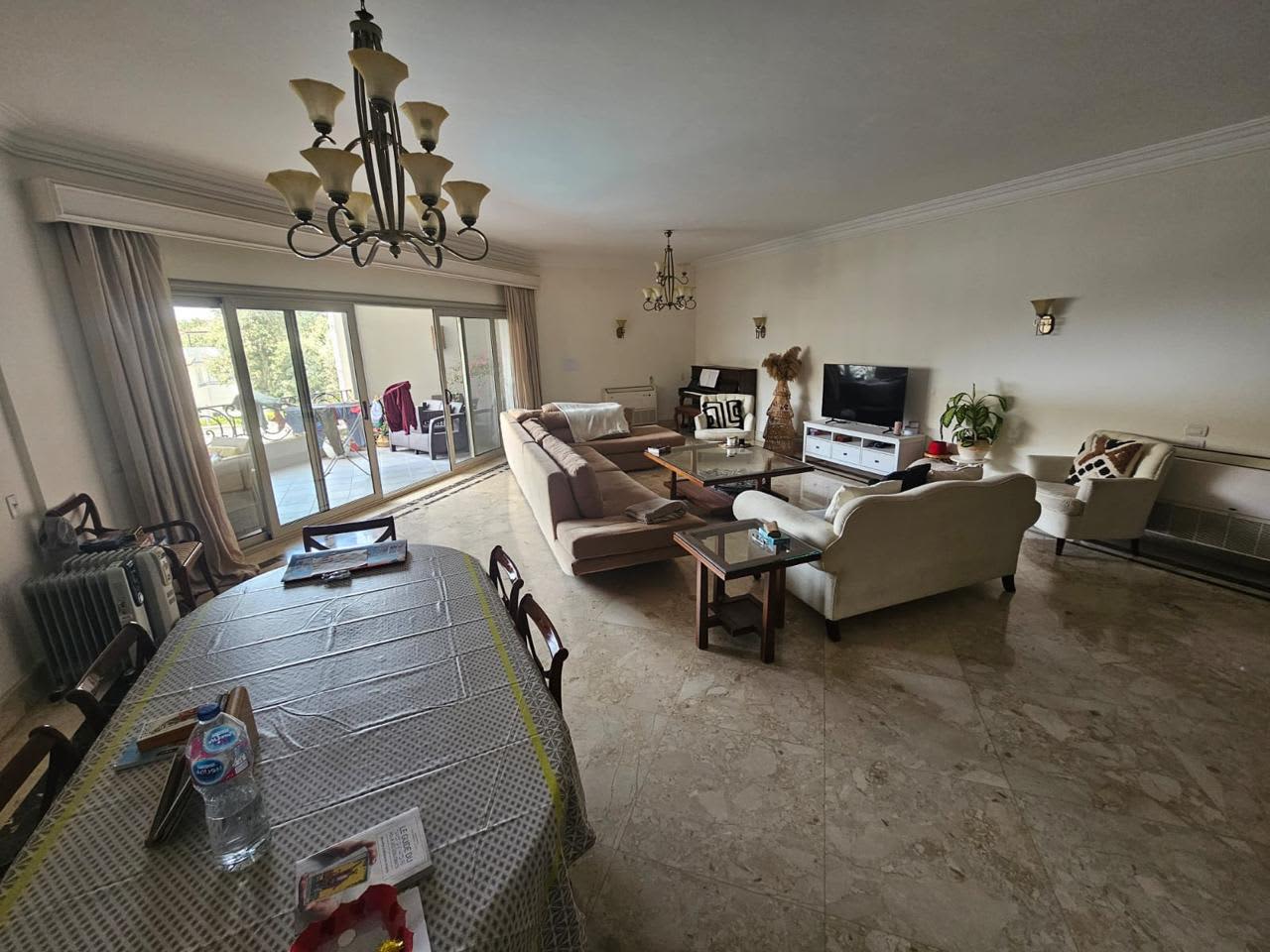 Luxury Furnished Apartment With Shared Pool In Sarayat El Maadi.