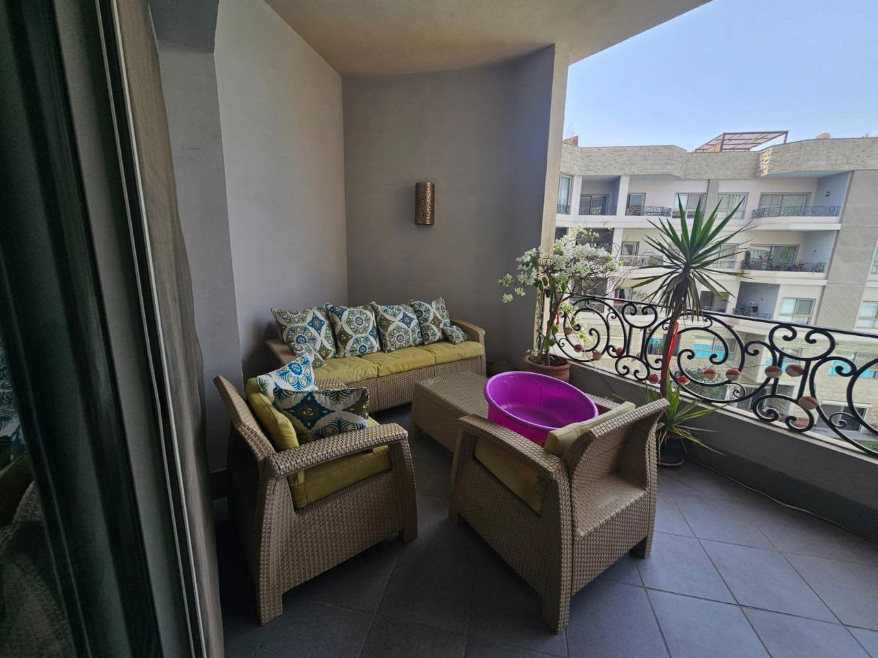 Luxury Furnished Apartment With Shared Pool In Sarayat El Maadi.