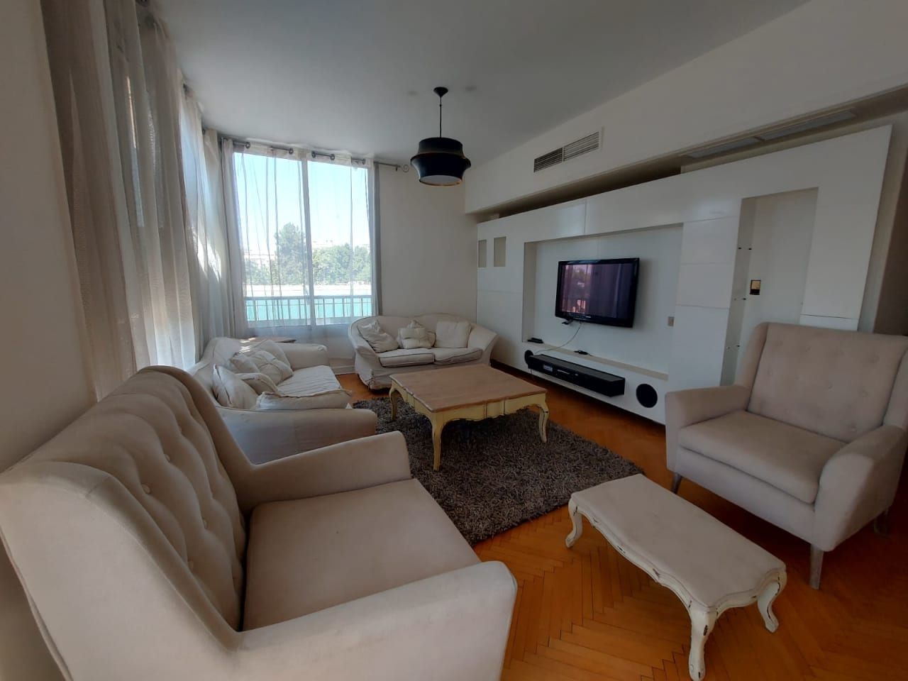 Furnished Apartment For Rent In Zamalek|120m²|Light Interiors.