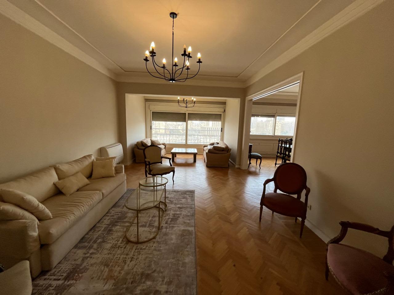 Well-Located Apartment with Natural Light In Zamalek