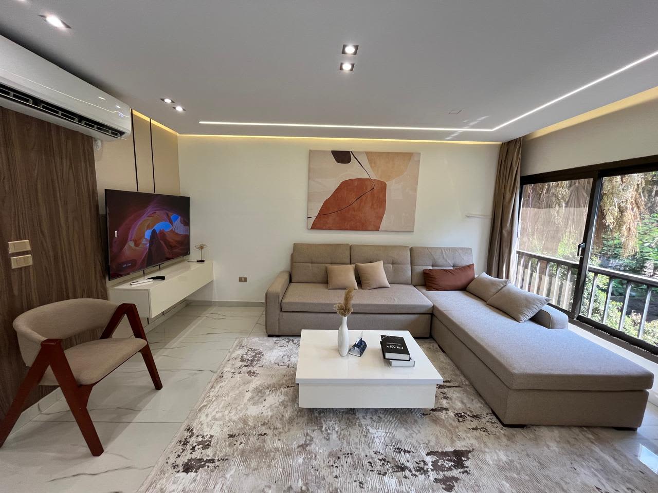Modern Comfort Furnished Apartment For Rent In Maadi Sarayat.