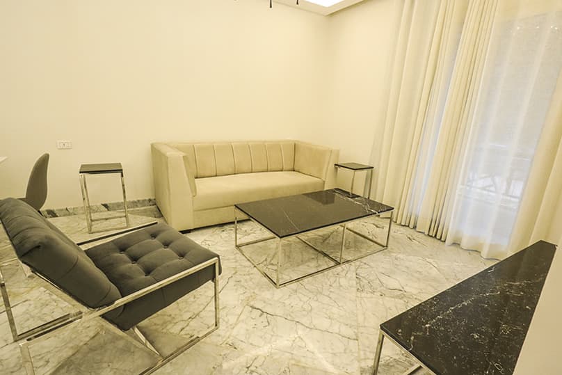 Sleek & Modern Ground Floor In Maadi Sarayat For Rent. 