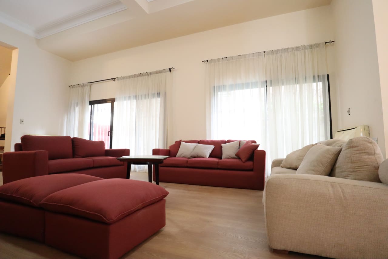Charming Modern Ground Floor Duplex For Rent In Maadi Sarayat.