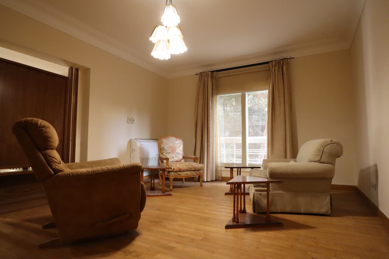 Charming Modern Ground Floor Duplex For Rent In Maadi Sarayat.