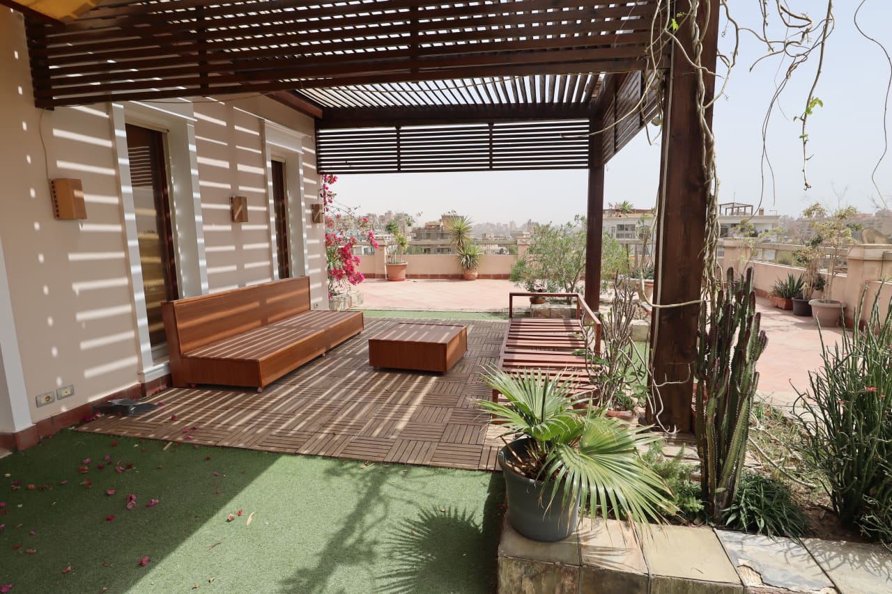Spacious Penthouse In Sarayat El Maadi With Beautiful Terrace.