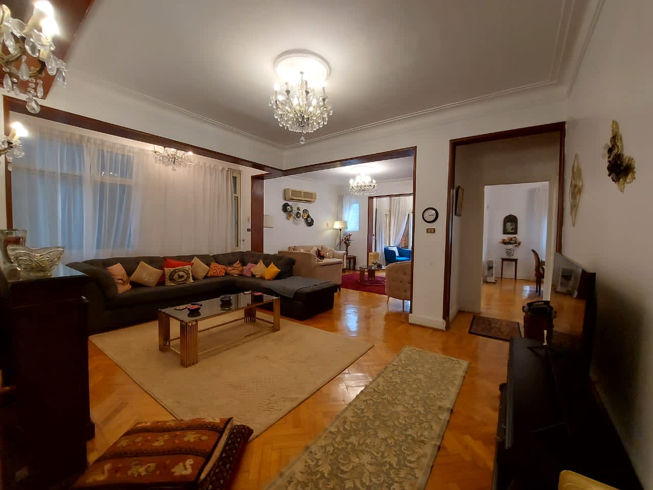 Comfortable 2BR Home with Scenic Green Views In Zamalek