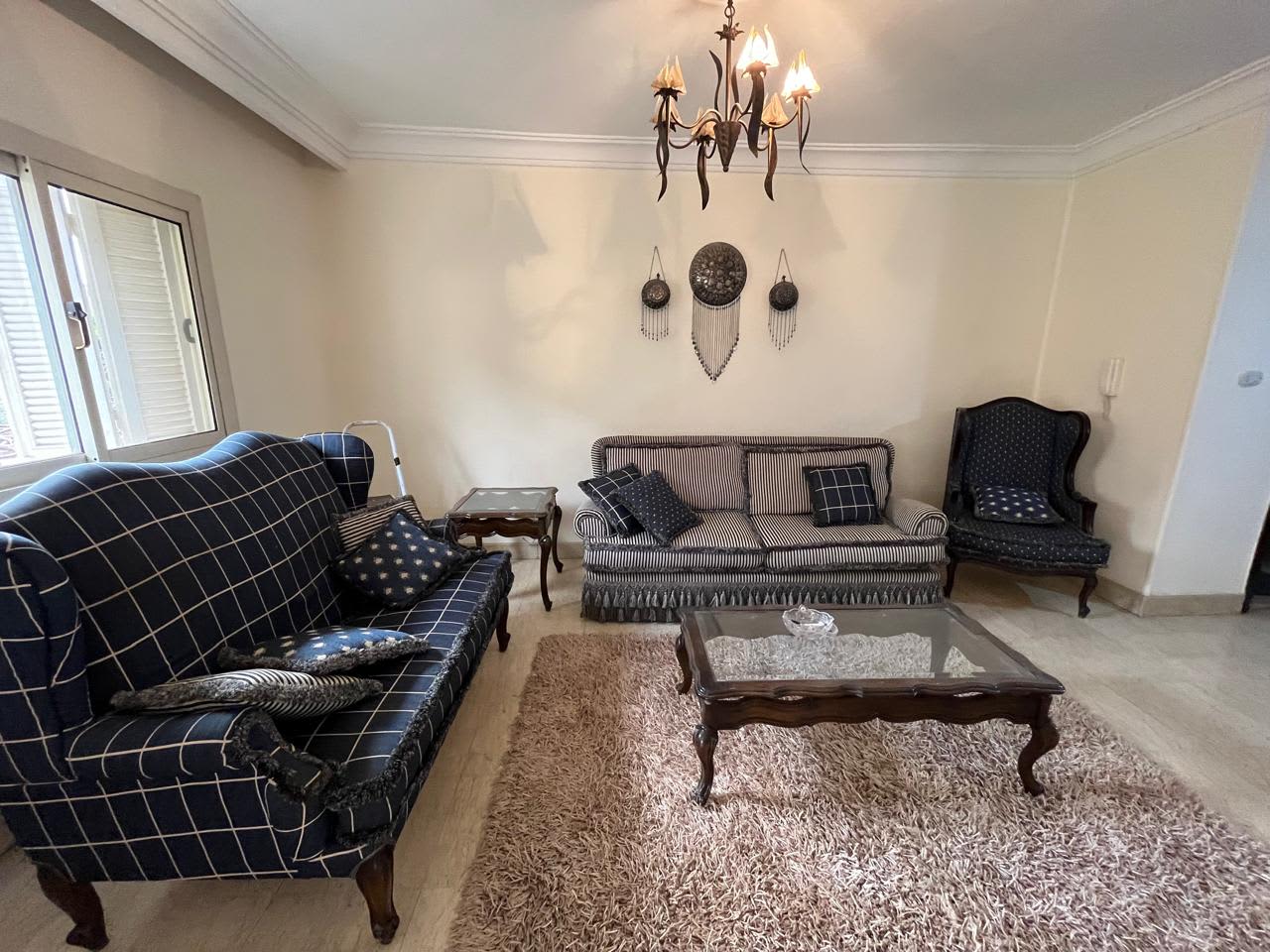 Elegant Apartment With Grand Reception In Maadi Degla