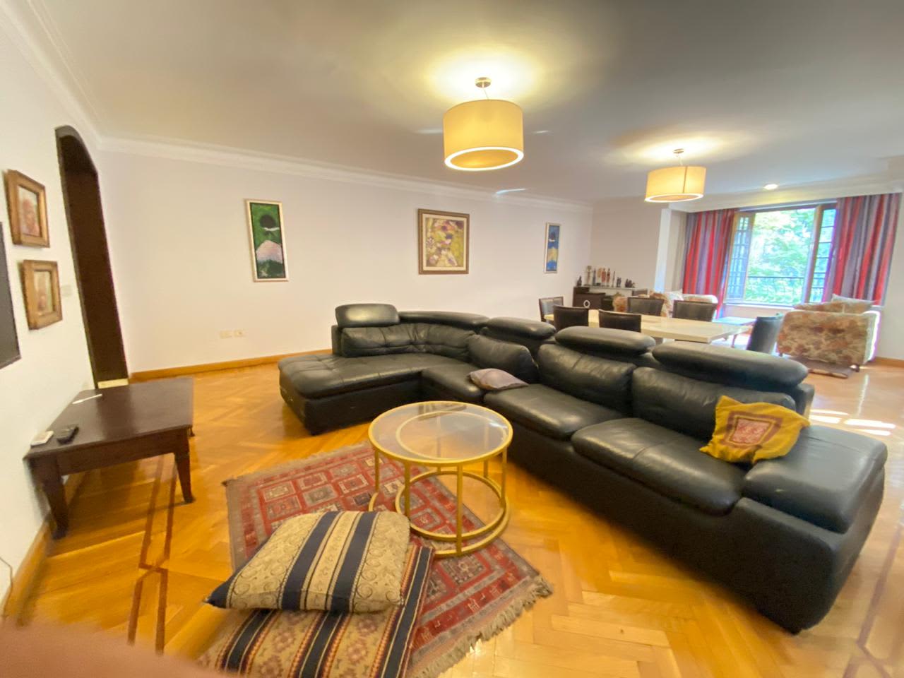 Furnished Apartment For Rent In Maadi Sarayat With Green Views Access