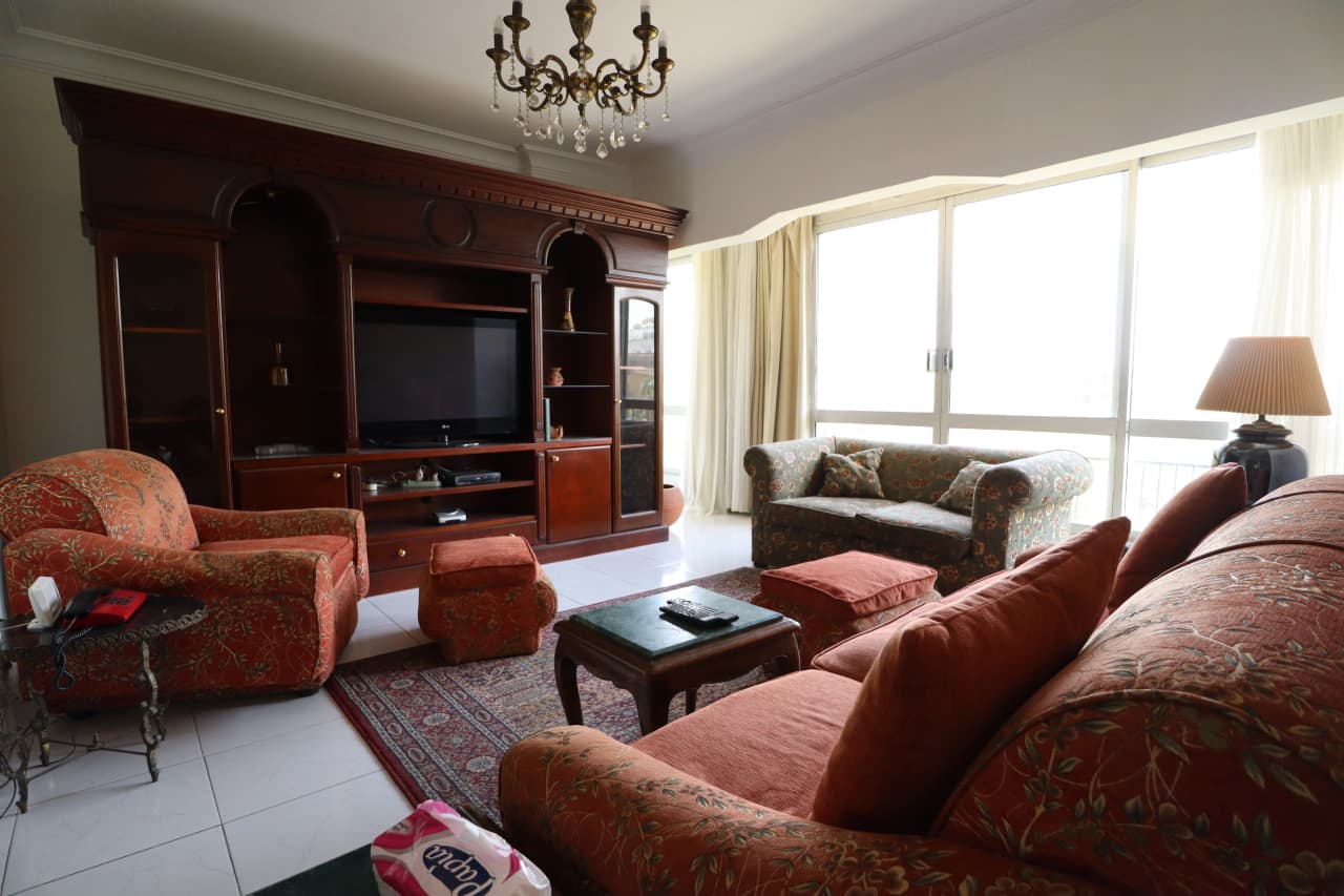 Apartment For Rent With Lush Green Views In Maadi Sarayat.