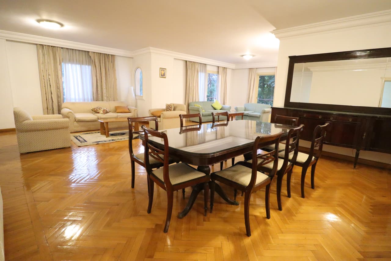 Luxury Furnished Apartment With Pool Access In Maadi Sarayat.