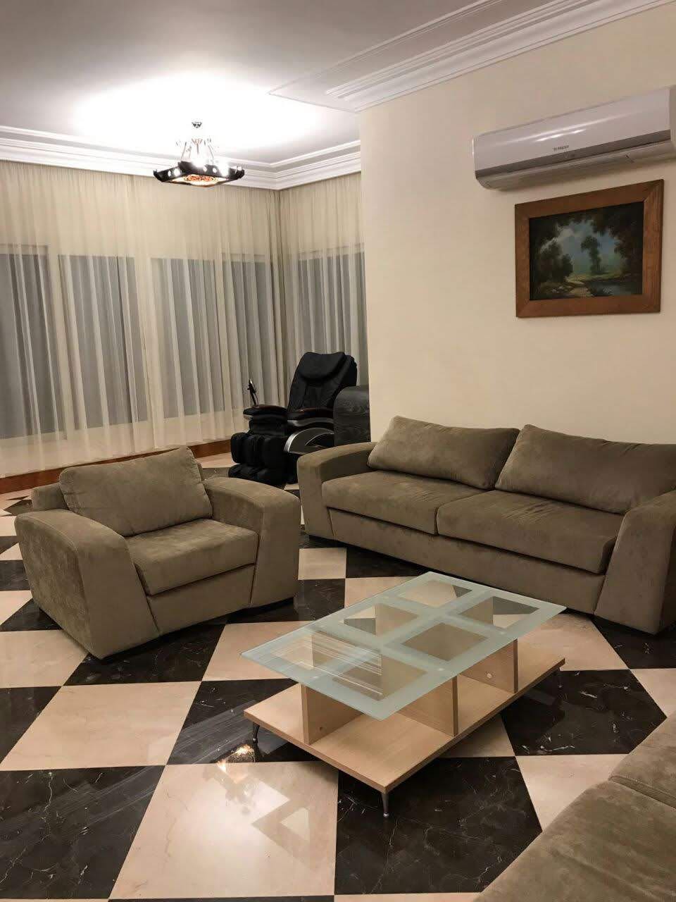 Cozy Furnished Roof With Shared Pool In Maadi Sarayat